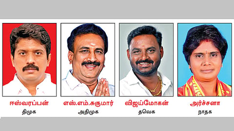 ஆற்காடு தொகுதியில் அசத்தப் போவது யார்?