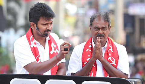 பாஜகவுக்கு பாடம் புகட்ட வேண்டும்: உதயநிதி வலியுறுத்தல்