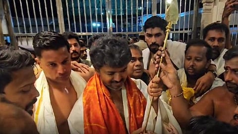 தவெக தலைவர் விஜய்