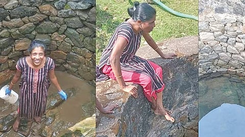பஞ்சாயத்து உறுப்பினர் மரீனா சனீஷ்