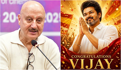 விஜய்யின் வெற்றி தற்செயலாக அமையவில்லை: அனுபம் கெர் புகழாரம்