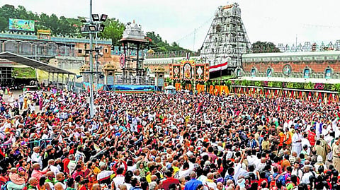 திருப்பதி கோயிலில் 2.45 லட்சம் பக்தர்கள் தரிசனம்: ரூ.12 கோடி உண்டியல் காணிக்கை