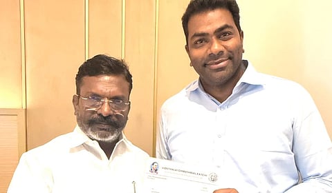 “திருமாவளவனின் 35 ஆண்டு கால சமூக நீதிக் கனவுகளை தவெக ஆட்சி நிறைவேற்றும்” - ஆதவ் அர்ஜுனா