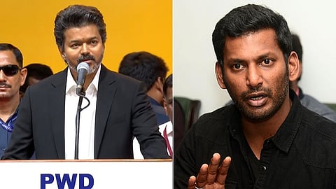 தமிழக முதல்வர் விஜய்க்கு விஷால் முன்வைத்த வேண்டுகோள்