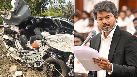 கோவை சாலை விபத்து: உயிரிழந்தோரின் குடும்பங்களுக்கு முதல்வர் விஜய் தலா ரூ.3 லட்சம் நிதியுதவி அறிவிப்பு