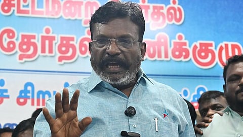 என்னை முதல்வராக்க நேரடியாக அணுகவில்லை: திமுக, அதிமுக குறித்து திருமாவளவன் கருத்து