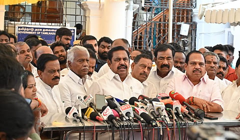 “திமுகவுடன் அதிமுக பேச்சு நடத்தவே இல்லை” - பழனிசாமி திட்டவட்டம்