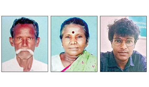 கொலை செய்யப்பட்ட பிச்சைமுத்து, சந்திரா, கைது செய்யப்பட்ட ஐயப்பன்