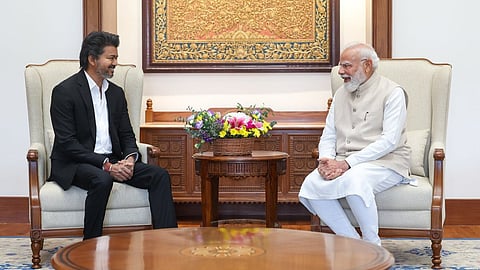 தமிழ்த்தாய் வாழ்த்துக்கு முதலிடம் கோரி பிரதமர் மோடியிடம் முதல்வர் விஜய் அளித்த நீண்ட கடிதம்