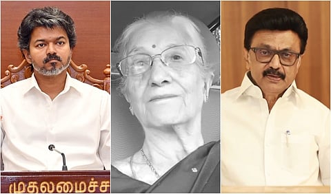 அஜித் தாயார் மறைவு: முதல்வர் விஜய், அரசியல் தலைவர்கள் இரங்கல்