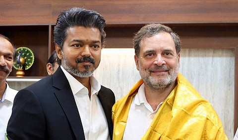 மாநிலங்களவை உறுப்பினர் இடத்தை காங்கிரஸுக்கு ஒதுக்கியது தவெக