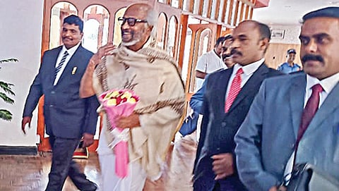 நீண்ட இடைவெளிக்குப் பிறகு ஊட்டிக்கு வருகை தந்த நடிகர் ரஜினிகாந்த்