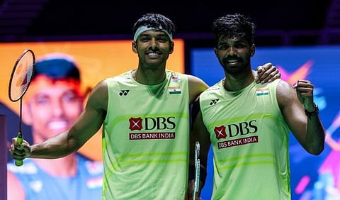 இந்தோனேஷிய ஓபன் பாட்மிண்டன்: சாத்விக் - ஷிராக் ஜோடி விலகல்