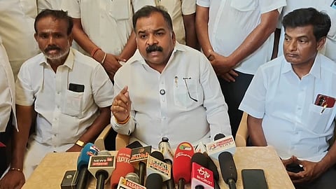 “திமுக அடித்த கமிஷனை கூட்டணி தர்மத்துக்காக வெளியே சொல்லவில்லை” - மாணிக்கம் தாகூர்