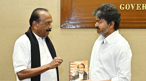 “கமிஷன், கரப்ஷன் என்ற சொற்களுக்கு இடமில்லாமல் விஜய் அரசு இயங்குகிறது” - வைகோ