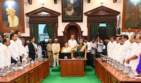 மேகேதாட்டு அணையை தடுக்கும் அரசின் முயற்சிக்கு துணை நிற்போம்: திமுக, அதிமுக உள்ளிட்ட எதிர்க்கட்சிகள் ஆதரவு