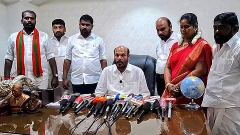 திருநெல்வேலியில் செய்தியாளர்களை சந்தித்த ஜான்பாண்டியன்