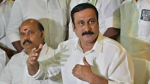 பாமக தலைவர் அன்புமணி