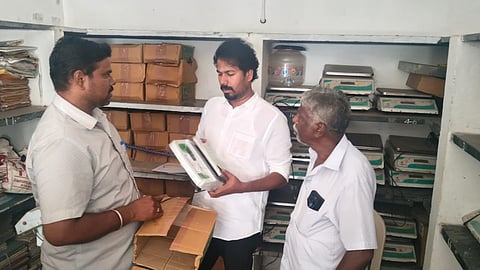 வேளாண்அமைச்சர் வினோத் ஆய்வு