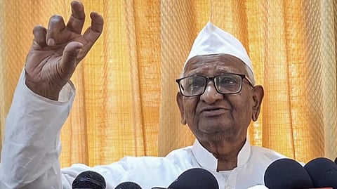 சமூக ஆர்வலர் அன்னா ஹசாரே
