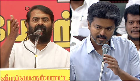 ‘அரசின் திட்டங்களை 110 விதியின் கீழ் அறிவித்தால் பட்ஜெட் எதற்கு?’ - சீமான் சரமாரி கேள்வி