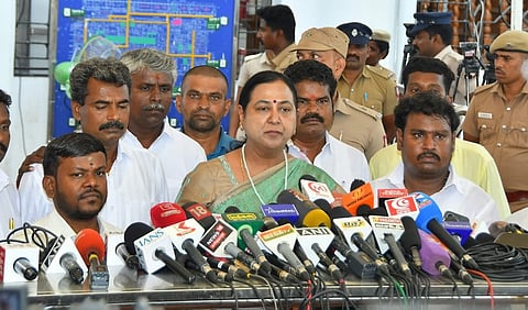 மீனவர்களின் பிரச்சினைக்கு கச்சத்தீவை மீட்பதே ஒரே தீர்வு: பிரேமலதா விஜயகாந்த் கருத்து