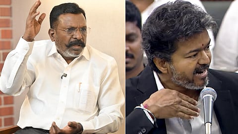 “மனித மாண்புகளுக்கு எதிரானது முதல்வர் விஜய்யின் உடல்மொழி” - திருமாவளவன்
