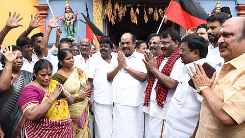 “தட்டாஞ்சாவடியில் திமுகவுக்கு வலுவான வாக்கு வங்கி உள்ளது” - ஜெகத்ரட்சகன் எம்.பி பிரச்சாரம்