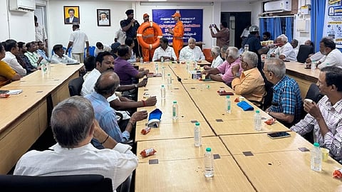 மழைக்கால மீட்பு நடவடிக்கைகள்: சென்னையில் என்டிஆர்எஃப் செயல் விளக்கம்