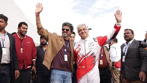 லண்டனில் அஜித் பங்கேற்கும் கார் பந்தயத்தை தொடங்கி வைத்தார் முதல்வர் விஜய்