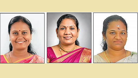 பானுமதி (அதிமுக), சத்யபாமா (தவெக), சுகன்யா (திமுக)