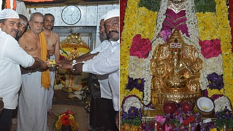 கிருஷ்ணகிரியில் மத நல்லிணக்கத்தை வலியுறுத்தி இஸ்லாமியர்கள் ஸ்ரீ வரசித்தி விநாயகர் கோயிலில் பூஜை பொருட்கள் வழங்கினர்.
