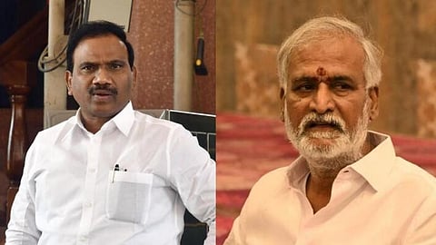 திமுக எம்.பி. ஆ.ராசா, முன்னாள் அமைச்சர் சேகர்பாபு