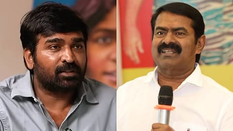 ‘விஜய் சேதுபதியை இழிவுபடுத்துவதா?’ - தவெகவினர் மீது சீமான் சரமாரி தாக்கு