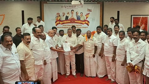 புதுச்சேரி தட்டாஞ்சாவடி இடைத்தேர்தல்: காங்கிரஸ் வேட்பாளருக்கு தவெக ஆதரவு