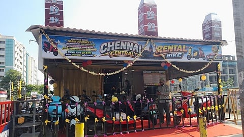 சென்னை சென்ட்ரல் ரயில் நிலையத்தில் புதிய இ-பைக் வாடகை சேவை தொடக்கம்
