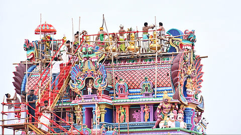 மதுரை மீனாட்சி அம்மன் கோயில் குடமுழுக்கு விழா கோலாகல தருணங்கள்!
