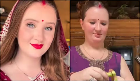 இந்தியரை மணந்து பிஹாரில் எளிமையாக வசிக்கும் அமெரிக்க பெண்!