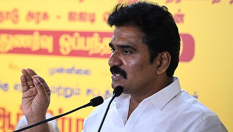 மதுரையில் குடமுழுக்கு சிறப்பாக நடந்ததை ஏற்க முடியாமல் திமுக பொய் பிரச்சாரம்: அமைச்சர் நிர்மல்குமார் விமர்சனம்