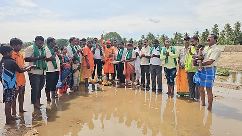 ஆந்திராவின் புல்லூர் தடுப்பணை நிரம்பி தமிழகத்துக்குள் பாய்ந்த பாலாறு - விவசாயிகள் மகிழ்ச்சி