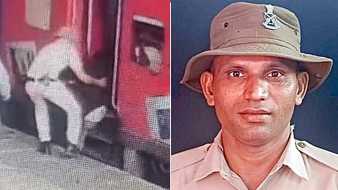 சென்னை: ஓடும் ரயிலில் இழுத்துச் செல்லப்பட்ட பயணியை காப்பாற்றிய ஆர்பிஎஃப் காவலருக்கு பாராட்டு