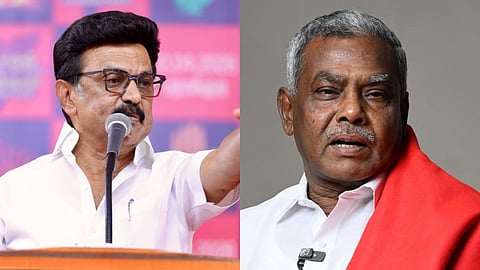 “ஸ்டாலின் பேசியது அவர் வகித்த, வகிக்கும் பொறுப்புக்கு உகந்தது அல்ல” - பெ.சண்முகம் கண்டனம்