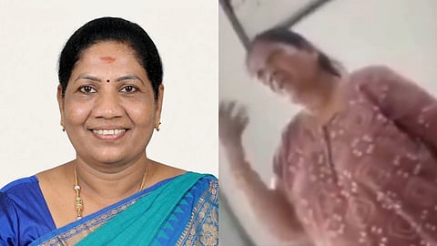 சர்ச்சை வீடியோ விவகாரம்: தவெக வேட்பாளர் சத்யபாமா மீது தேர்தல் ஆணையத்தில் திமுக புகார்