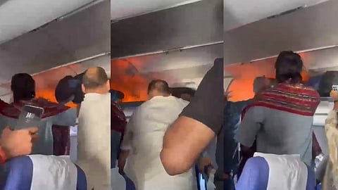 டெல்லியில் இருந்து சென்னை வந்த பயணிகள் விமானத்தில் தீ: ஹைதராபாத்தில் அவசரமாக தரையிறக்கம்