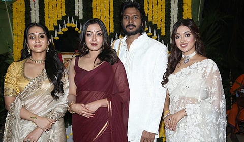 சந்தீப் கிஷனின் ‘கரிகாலா’ பூஜையுடன் தொடக்கம்