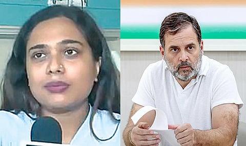 ராகுல் காந்தி மீது பெண் பத்திரிகையாளர் புகார்