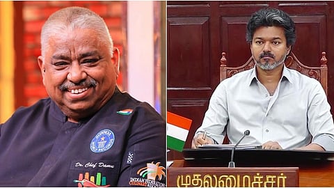 ‘சமையல் கலையை மக்களிடம் கொண்டு சேர்த்தவர்’ - செஃப் தாமுவுக்கு முதல்வர் விஜய் புகழஞ்சலி