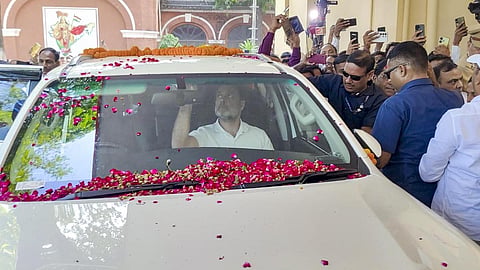 சுல்தான்பூரில் ராகுல் காந்தி