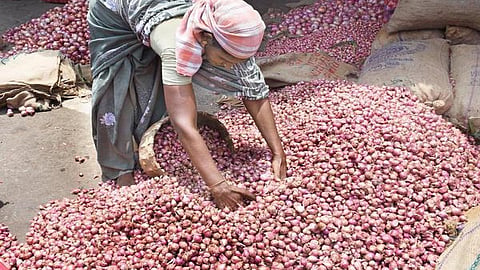 சாம்பார் வெங்காயம் கிலோ ரூ.180-க்கு விற்பனை
