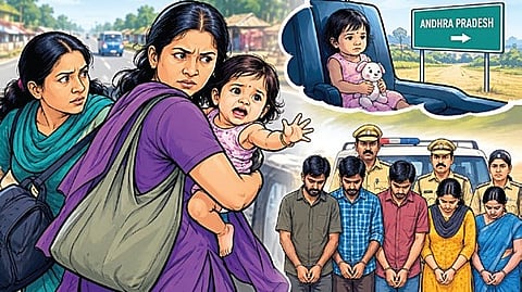 ராணிப்பேட்டை அருகே மாயமான ஒரு வயது பெண் குழந்தை 35 நாட்களுக்கு பிறகு மீட்பு